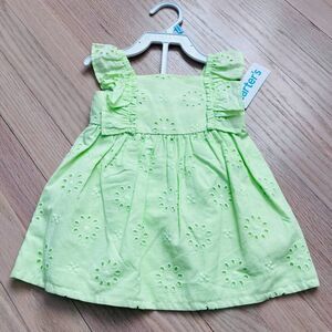 Carter's Girl Dress Eyelet Size 6M NWT